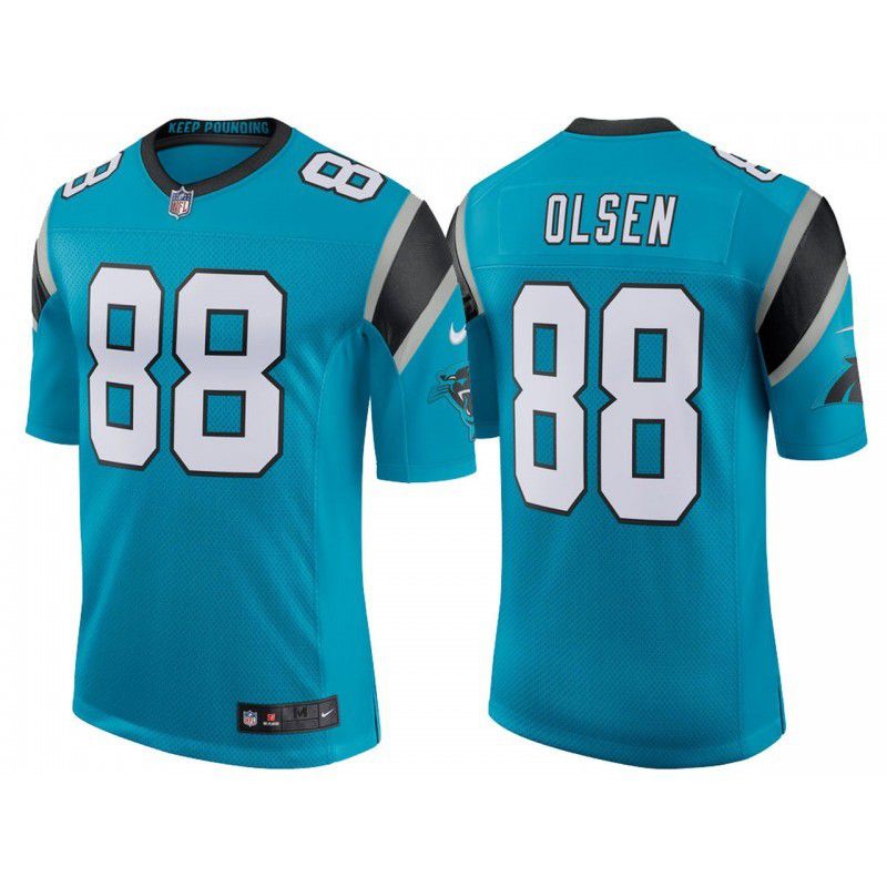 Men Carolina Panthers #88 Greg Olsen Nike Blue Limited Player NFL Jersey